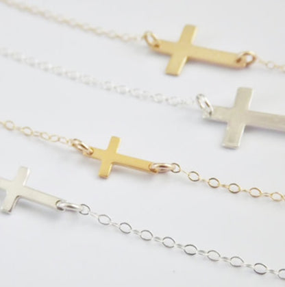 Collier Croix En Alliage