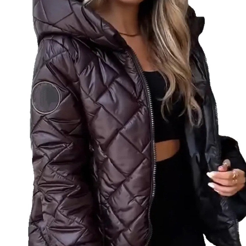 Veste Matelassée Femme avec Capuche